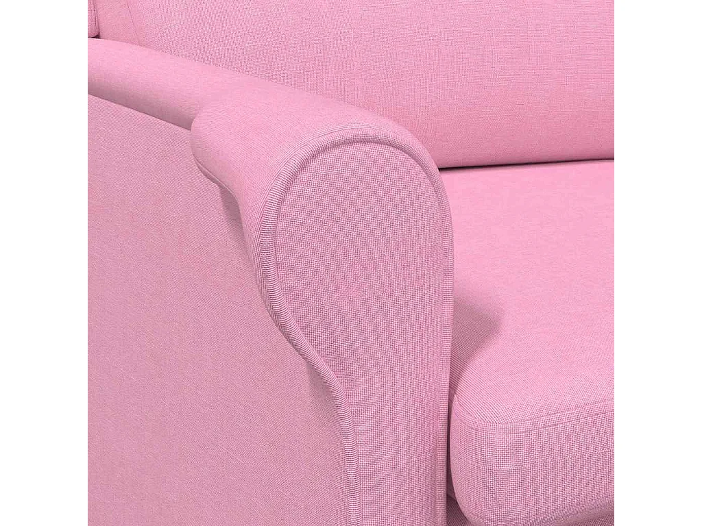 Fauteuil de Salon-Chaise de relax Rose 76x94x102 cm tissu SHL1076