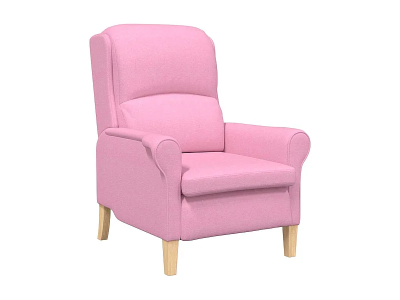 Fauteuil de Salon-Chaise de relax Rose 76x94x102 cm tissu SHL1076