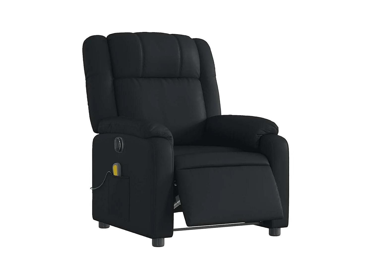 Sillón de salón | Silla | Sillón de masaje reclinable eléctrico cuero sintético negro SHL5728