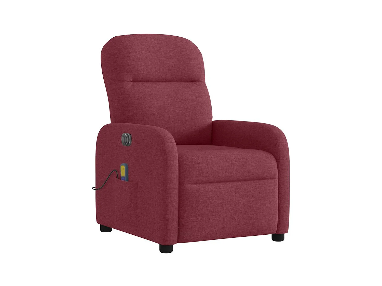 Sillón de salón | Silla | Sillón de masaje reclinable eléctrico tela rojo tinto SHL5910