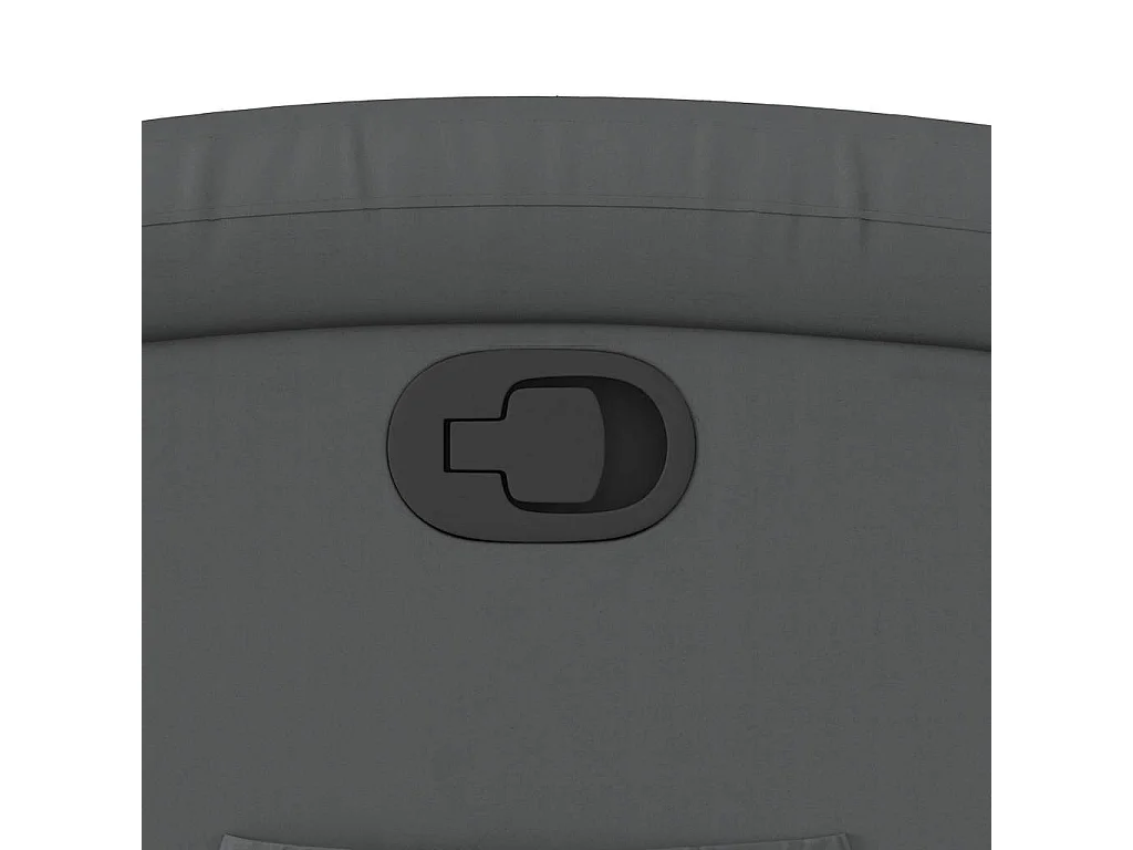 Sillón de relax | Sillón reclinable de cuero sintético gris SHL3893