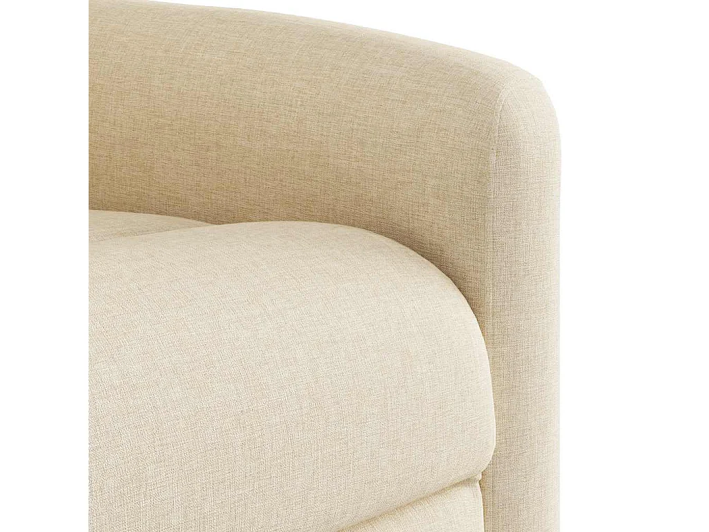 Sillón de salón | Silla | Sillón de masaje reclinable de tela crema SHL4709