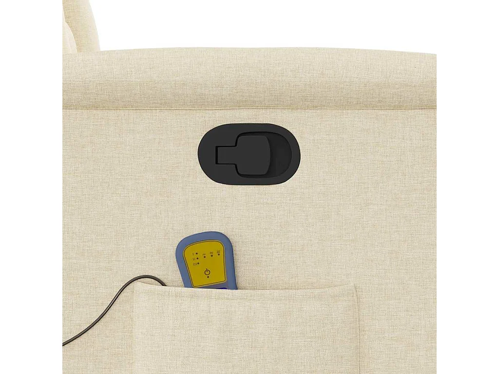 Sillón de salón | Silla | Sillón de masaje reclinable de tela crema SHL4709