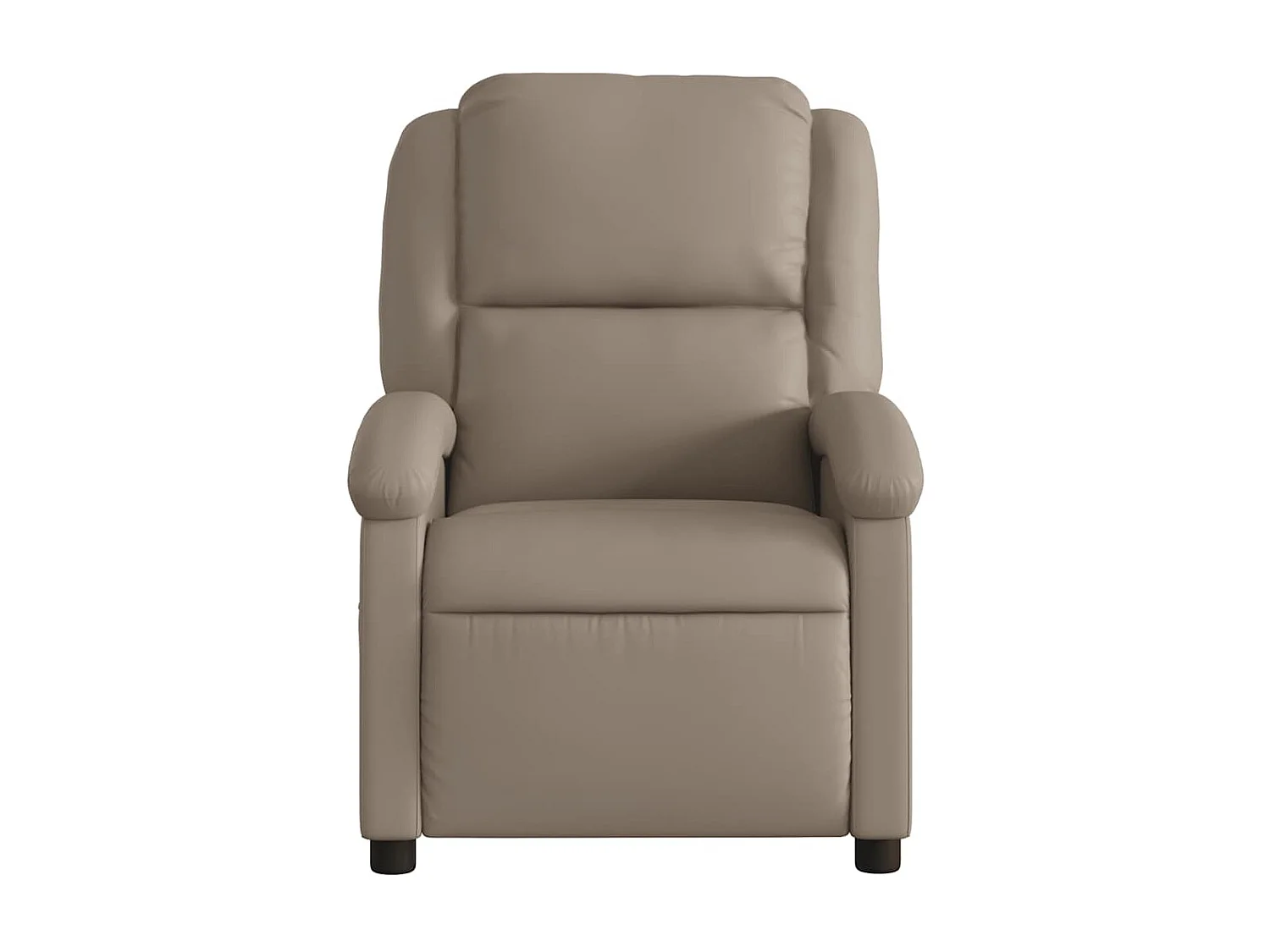 Sillón de relax | Sillón reclinable eléctrico de cuero sintético color capuchino SHL4816