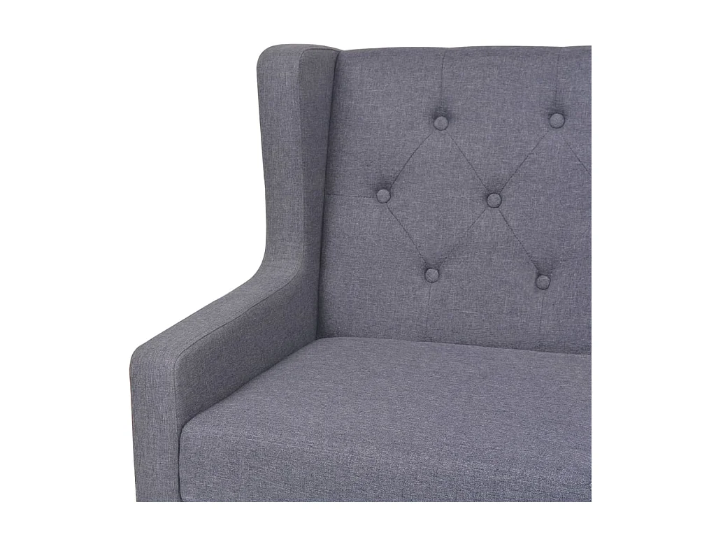 Sillón de salón | Silla de relax | Sillón de tela gris SHL8404