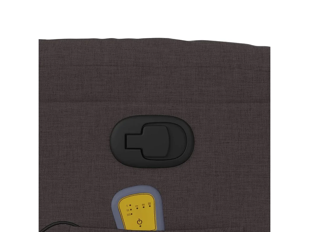 Relaxsessel | Massagesessel Dunkelbraun Stoff SHL95508