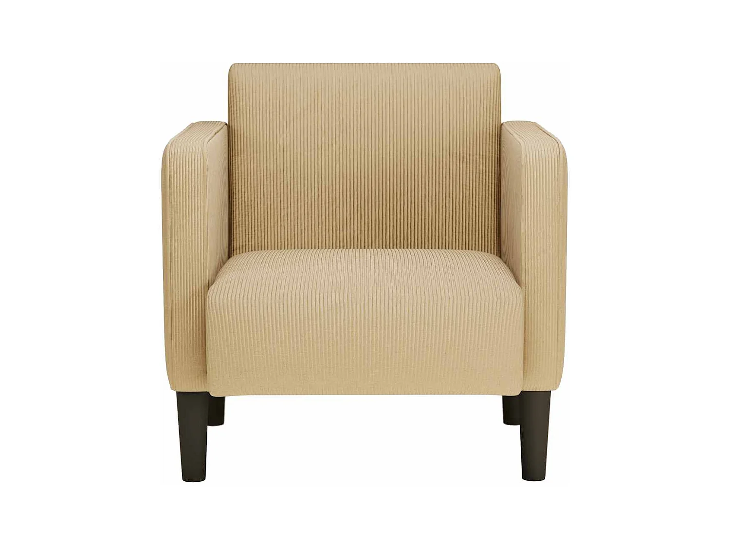 Sillón de relax con reposabrazos tejido pana gris verdoso 54 cm SHL3242