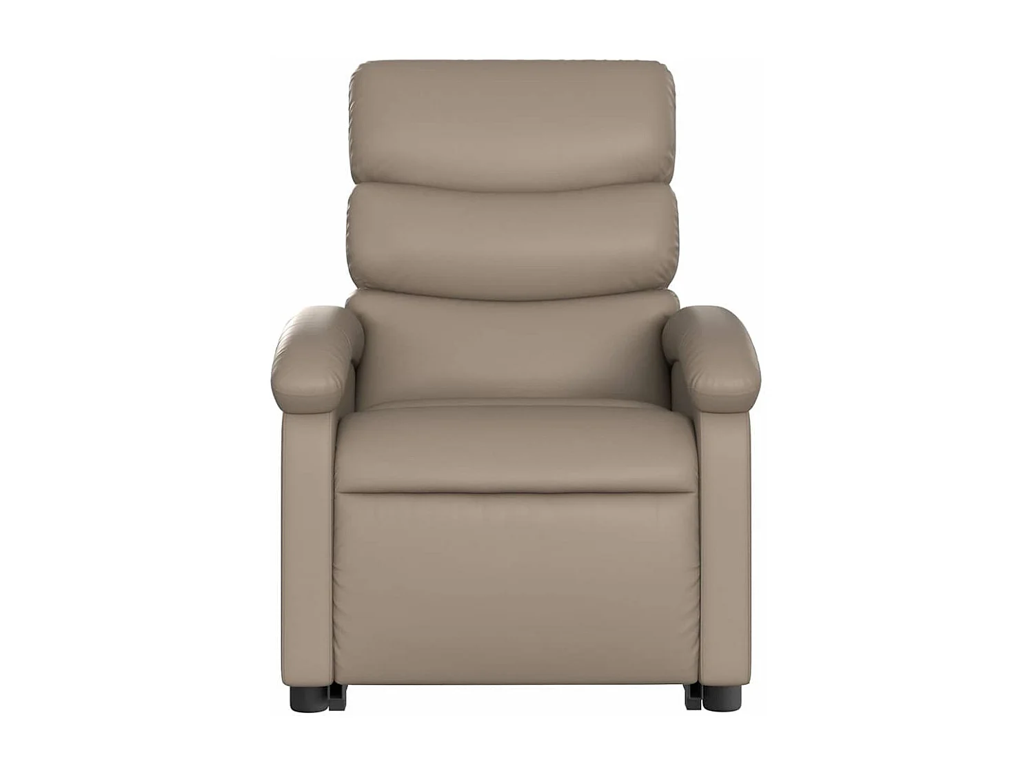 Sillón de relax | Sillón reclinable elevable cuero artificial color capuchino SHL4439