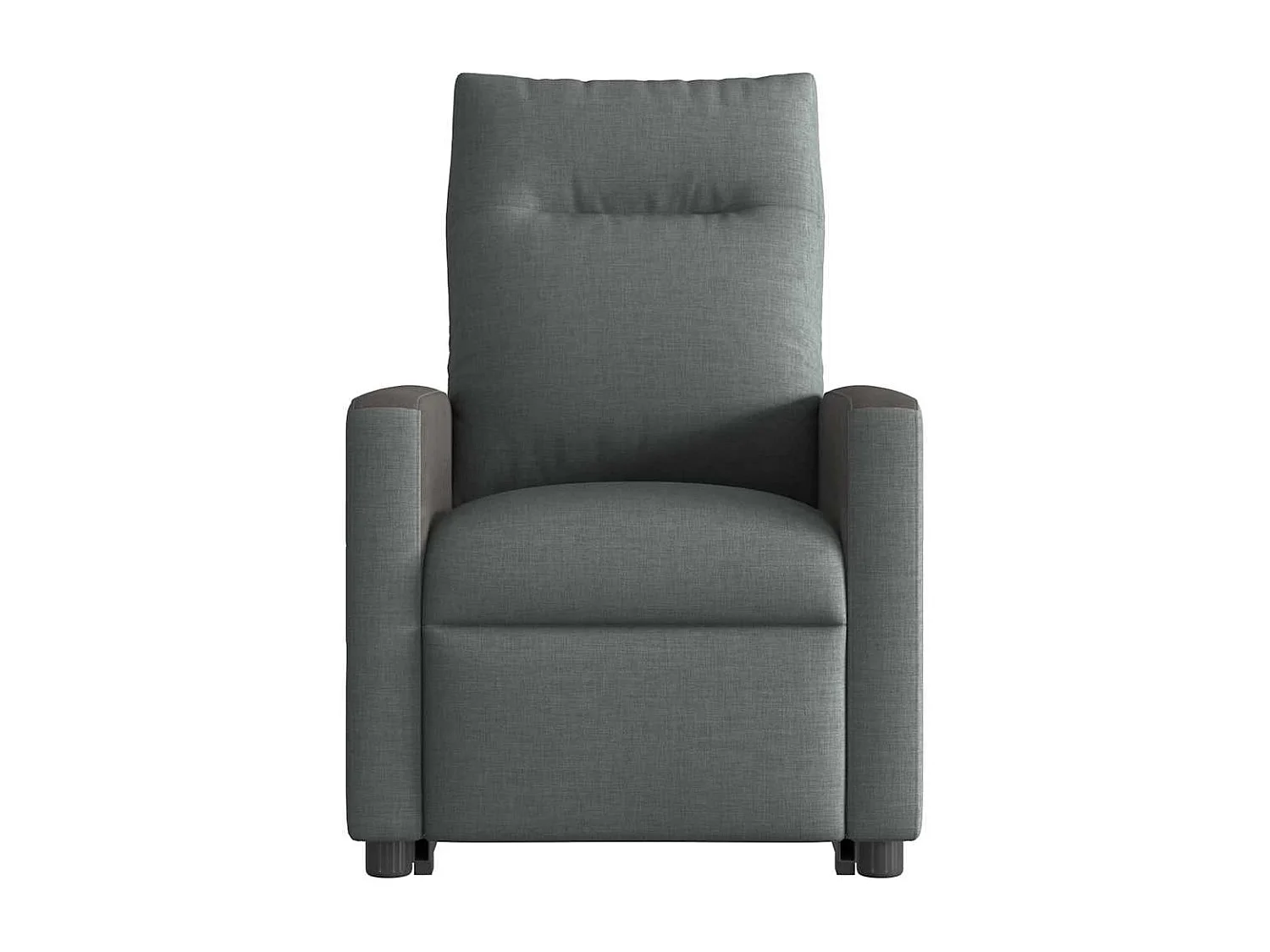 Fauteuil inclinable électrique-Chaise de relax-Fauteuil de Massage Gris foncé Tissu SHL3364