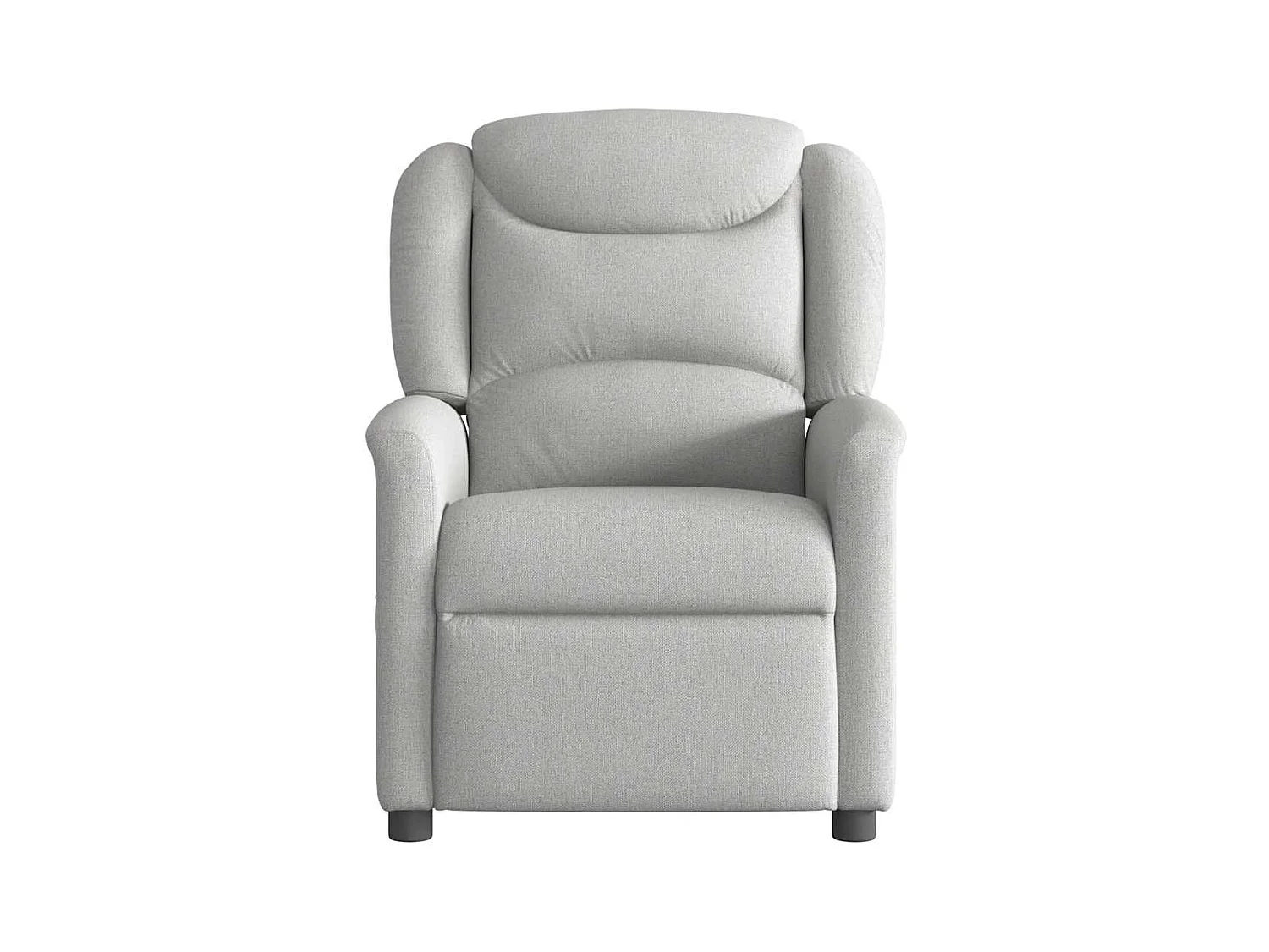 Cadeira de massagem reclinável tecido cinzento SHL291713