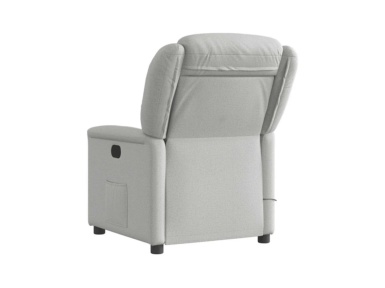 Cadeira de massagem reclinável tecido cinzento SHL291713