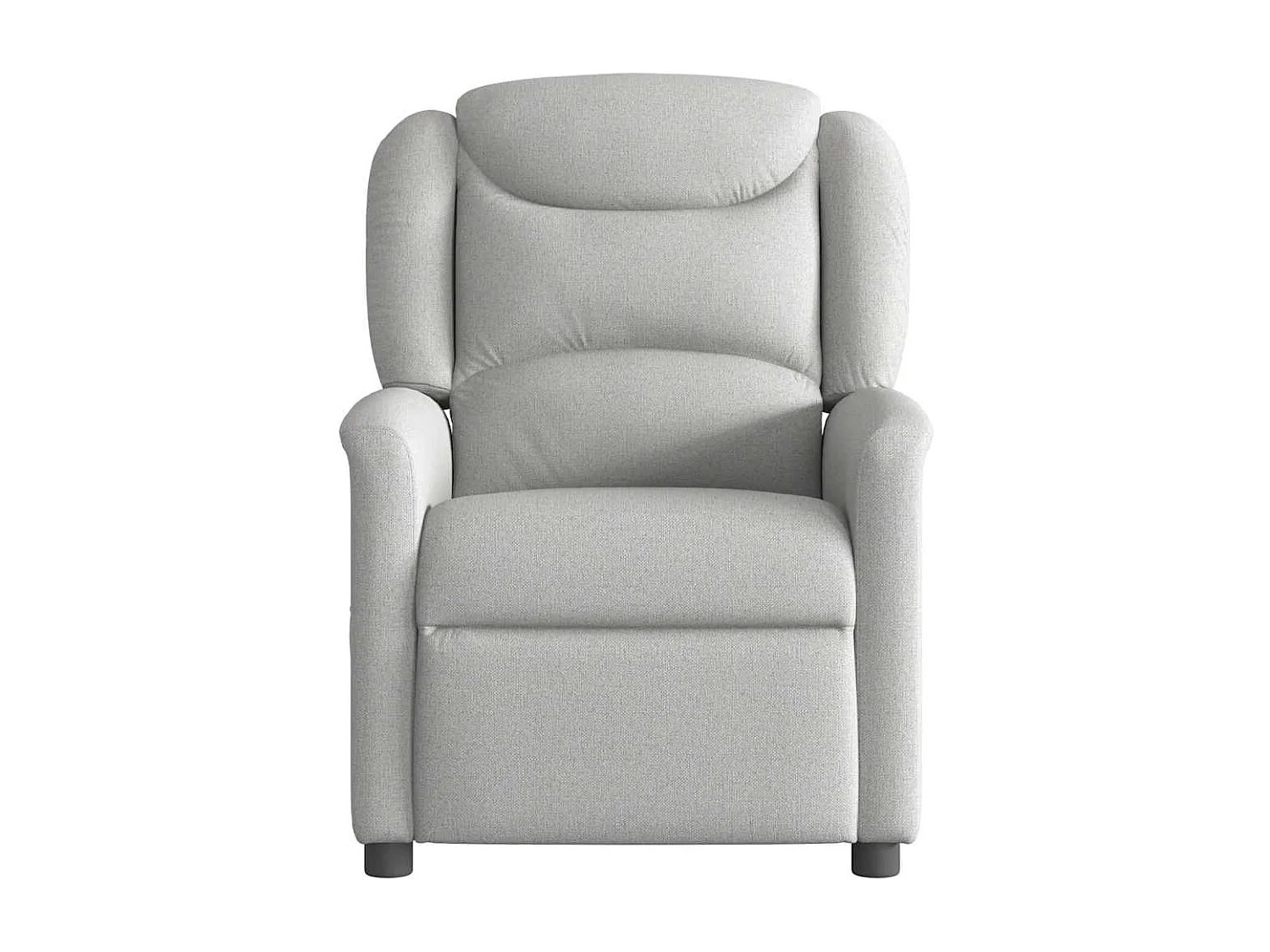 Fauteuil inclinable-Chaise de relax-Fauteuil de Massage gris nuage tissu SHL3055