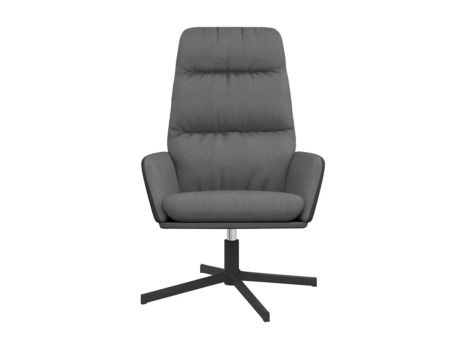 Relaxstoel | Fauteuil | Bureaustoel stof lichtgrijs