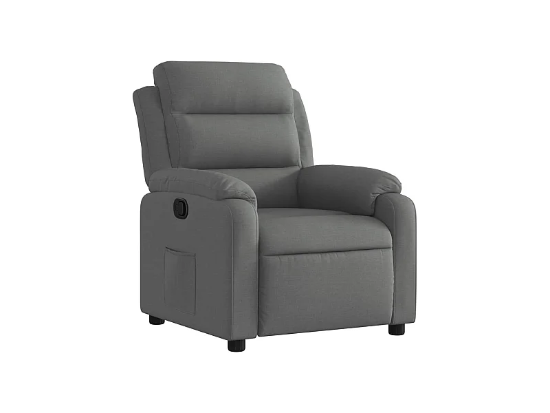 Sillón de relax | Silla | Sillón reclinable de tela gris oscuro SHL2584