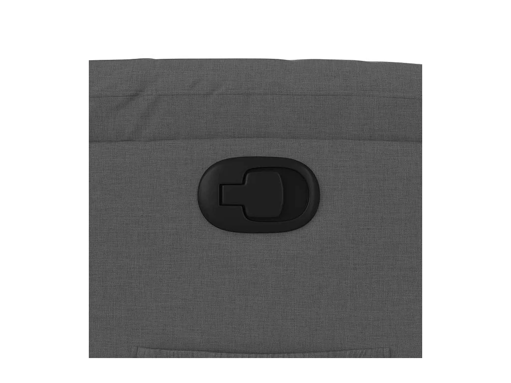 Sillón de relax | Silla | Sillón reclinable de tela gris oscuro SHL2584