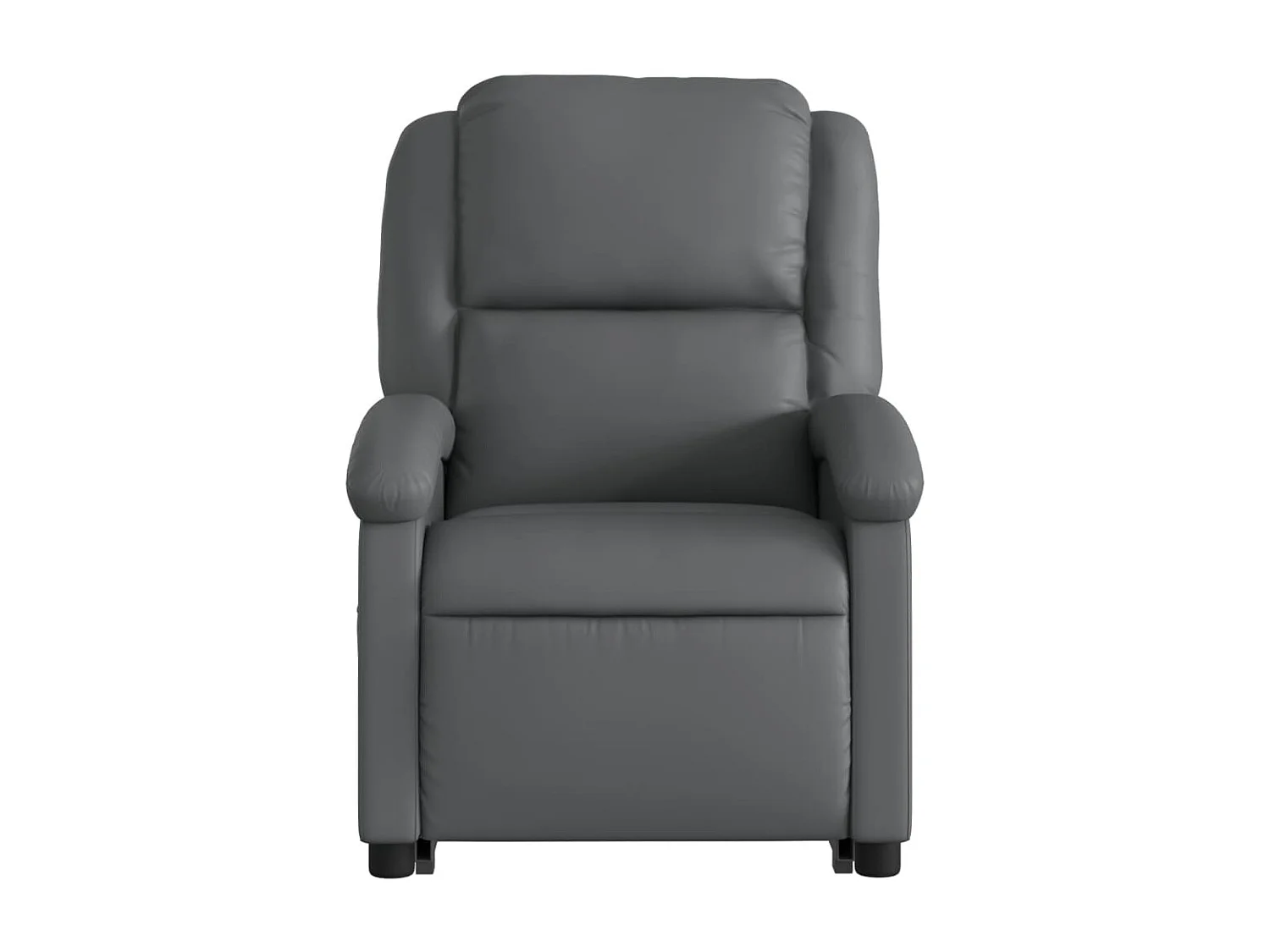 Fauteuil inclinable électrique-Chaise-Fauteuil de Massage gris similicuir SHL1975
