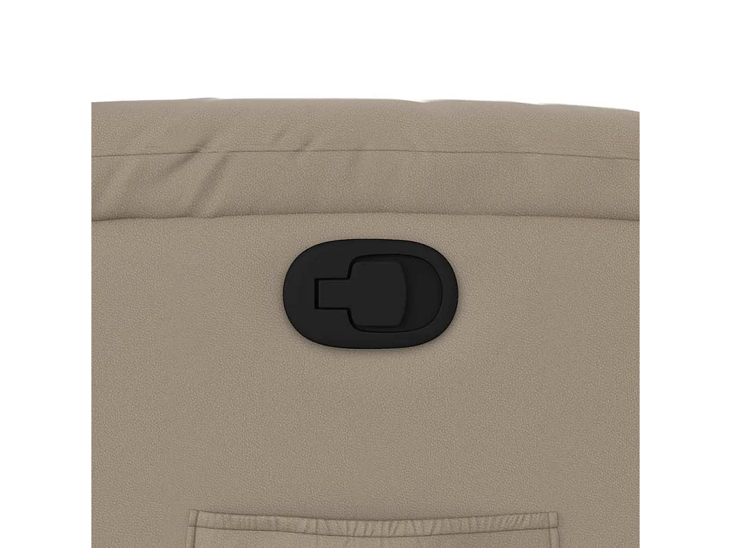 Sillón de relax | Sillón reclinable de cuero sintético color capuchino SHL8114