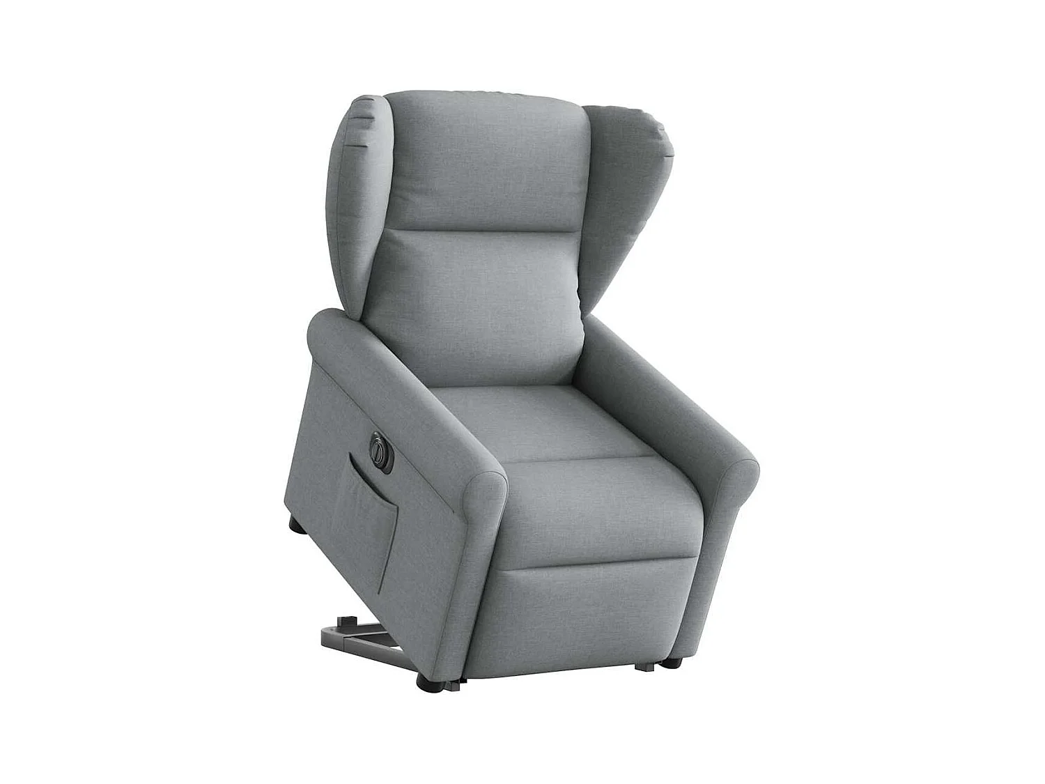 Fauteuil inclinable électrique-Chaise de relax-Fauteuil TV gris clair tissu SHL4164
