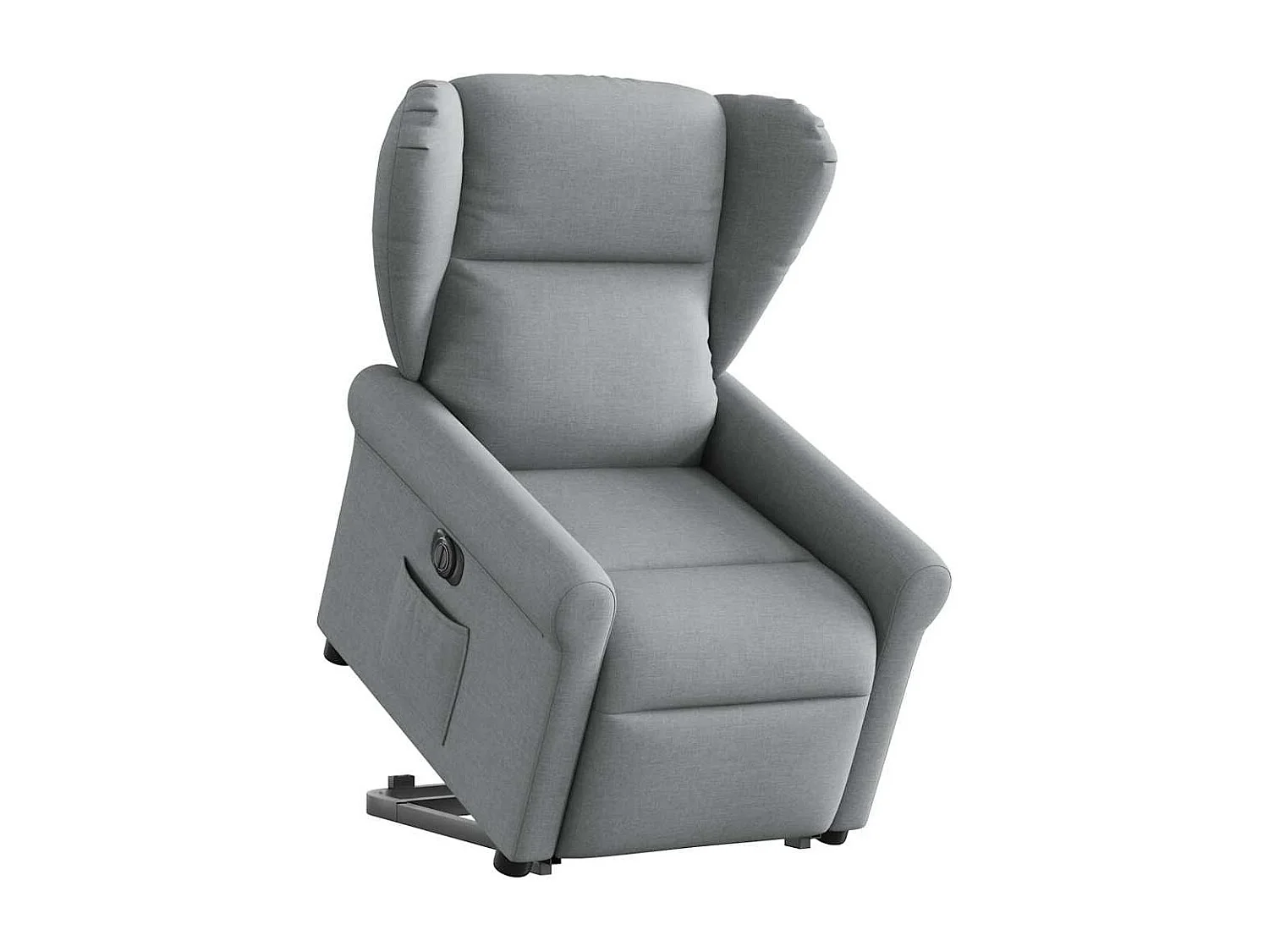 Fauteuil inclinable électrique-Chaise de relax-Fauteuil TV gris clair tissu SHL4164
