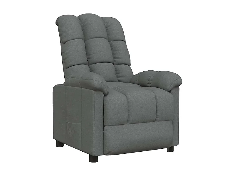 Sillón de relax | Silla | Sillón reclinable de tela gris oscuro SHL2369