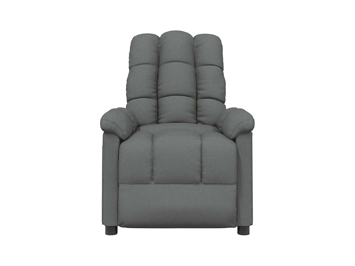 Sillón de relax | Silla | Sillón reclinable de tela gris oscuro SHL2369