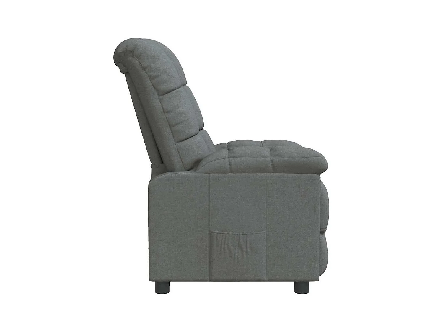 Sillón de relax | Silla | Sillón reclinable de tela gris oscuro SHL2369
