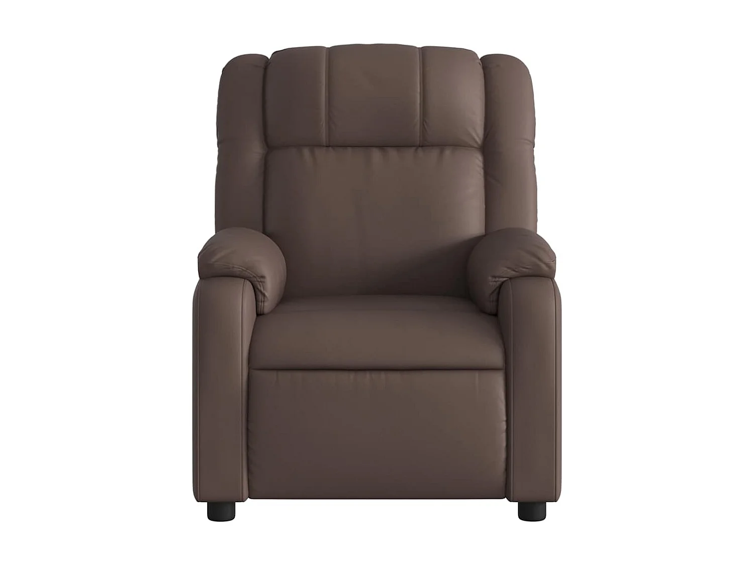 Sillón de salón | Silla | Sillón de masaje reclinable eléctrico cuero sintético marrón SHL7696