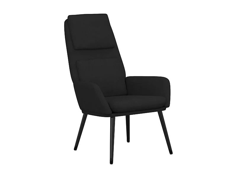 Sillón de relax | Silla de relax de tela negro SHL5185
