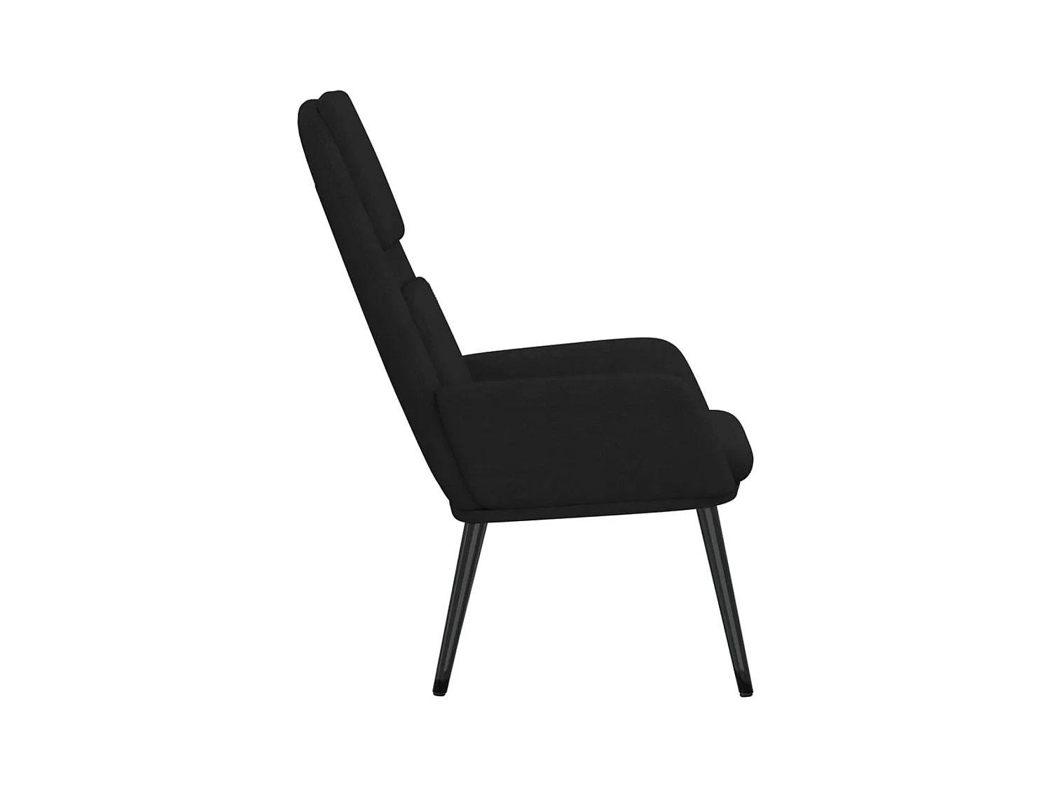 Sillón de relax | Silla de relax de tela negro SHL5185