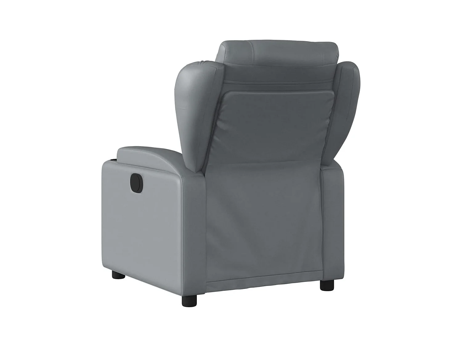 Sillón de relax | Sillón reclinable de cuero sintético gris SHL2620