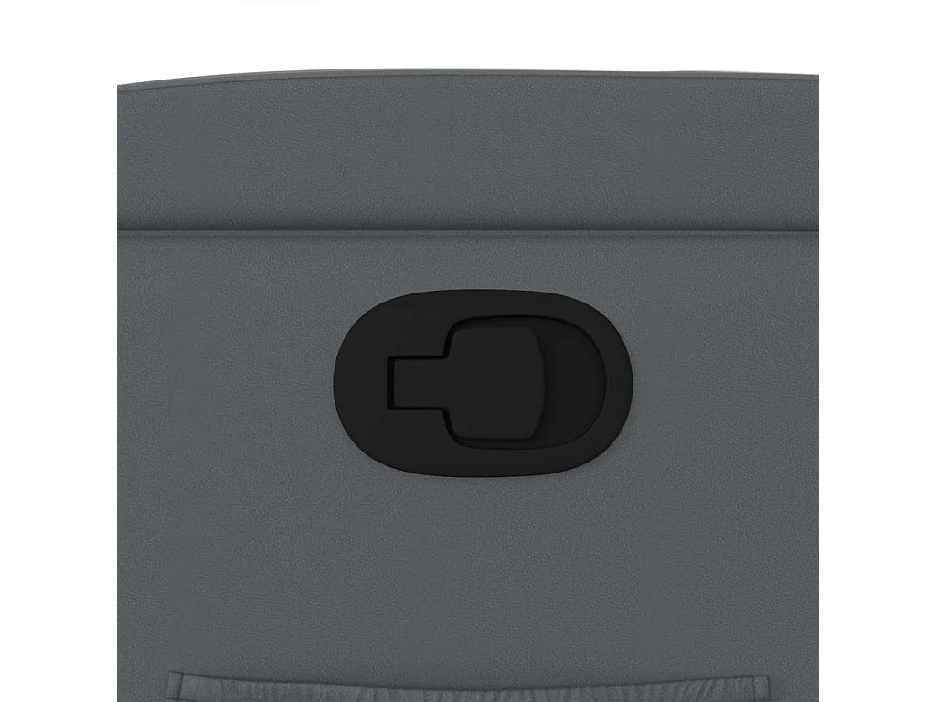 Sillón de relax | Sillón reclinable de cuero sintético gris SHL2620