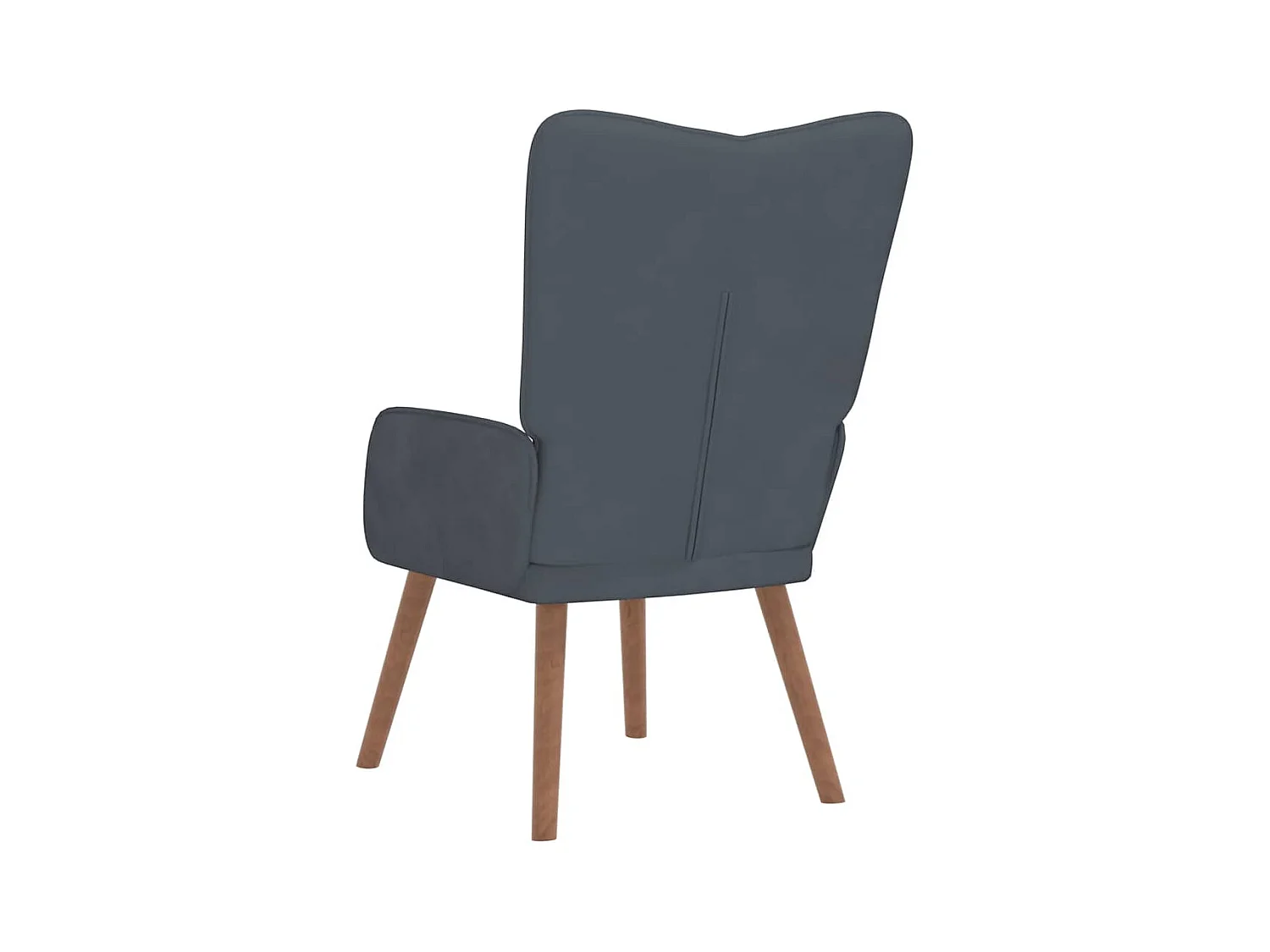 Poltrona | Cadeira Relax veludo cinzento-escuro SHL414995