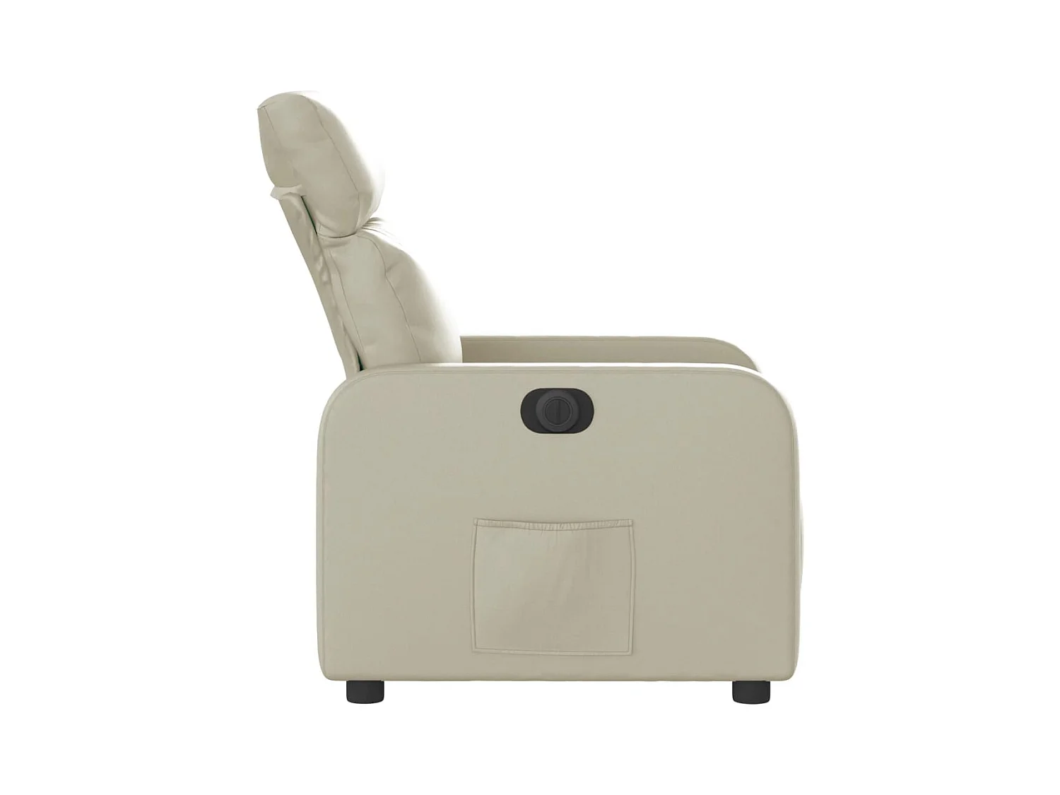 Sillón de relax | Silla | Sillón reclinable eléctrico de cuero sintético crema SHL8252
