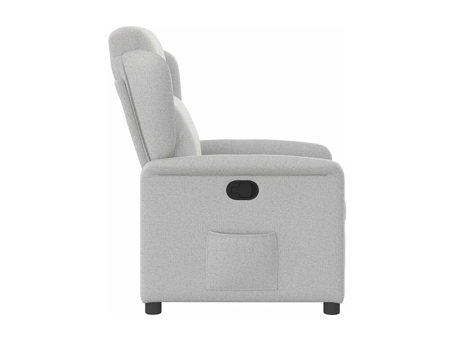 Sillón de relax | Sillón reclinable de tela gris nube SHL5497