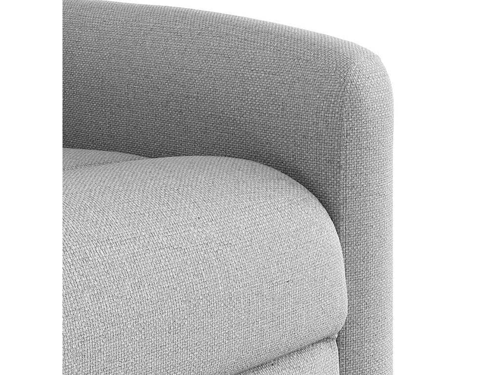 Sillón de relax | Sillón reclinable de tela gris nube SHL5497