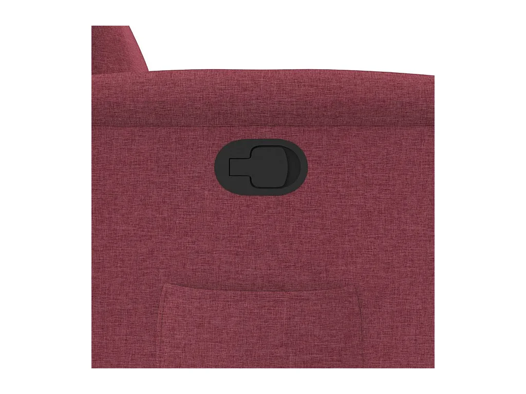 Sillón de relax | Silla | Sillón reclinable de tela rojo tinto SHL6740