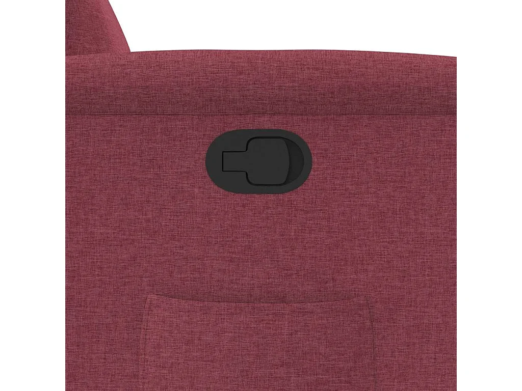 Poltrona Reclinável | Poltrona Confortável Relax tecido vermelho tinto SHL588714