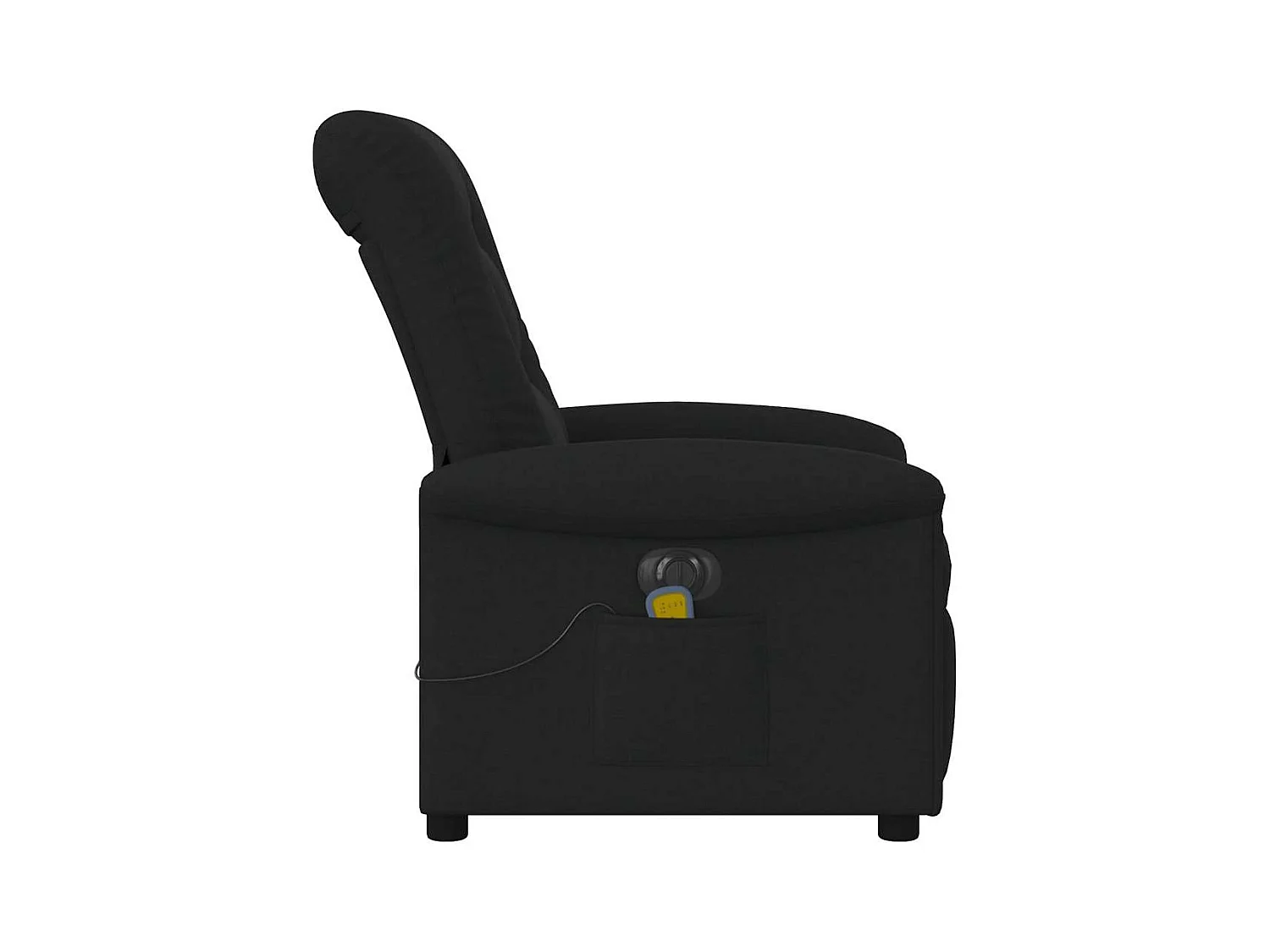Sillón de relax | Sillón reclinable de masaje eléctrico tela negro SHL4510