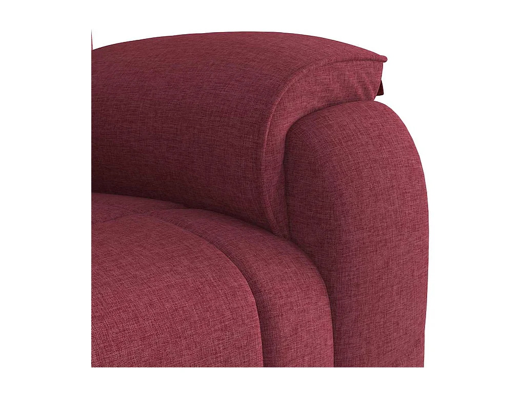 Sillón de salón | Silla | Sillón de masaje reclinable de tela color vino tinto SHL9503