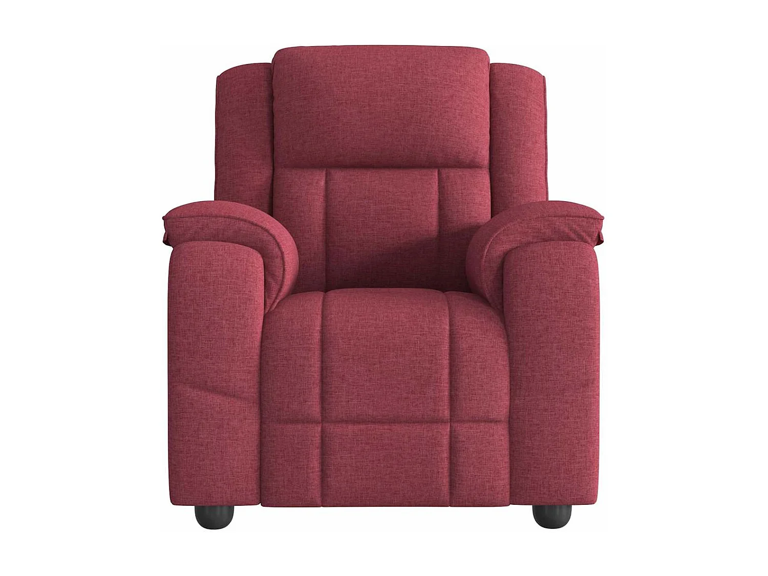 Relaxsessel | Massagesessel Weinrot Stoff SHL79638