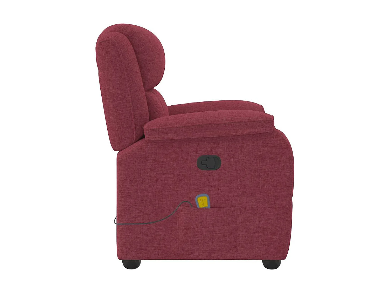 Relaxsessel | Massagesessel Weinrot Stoff SHL79638