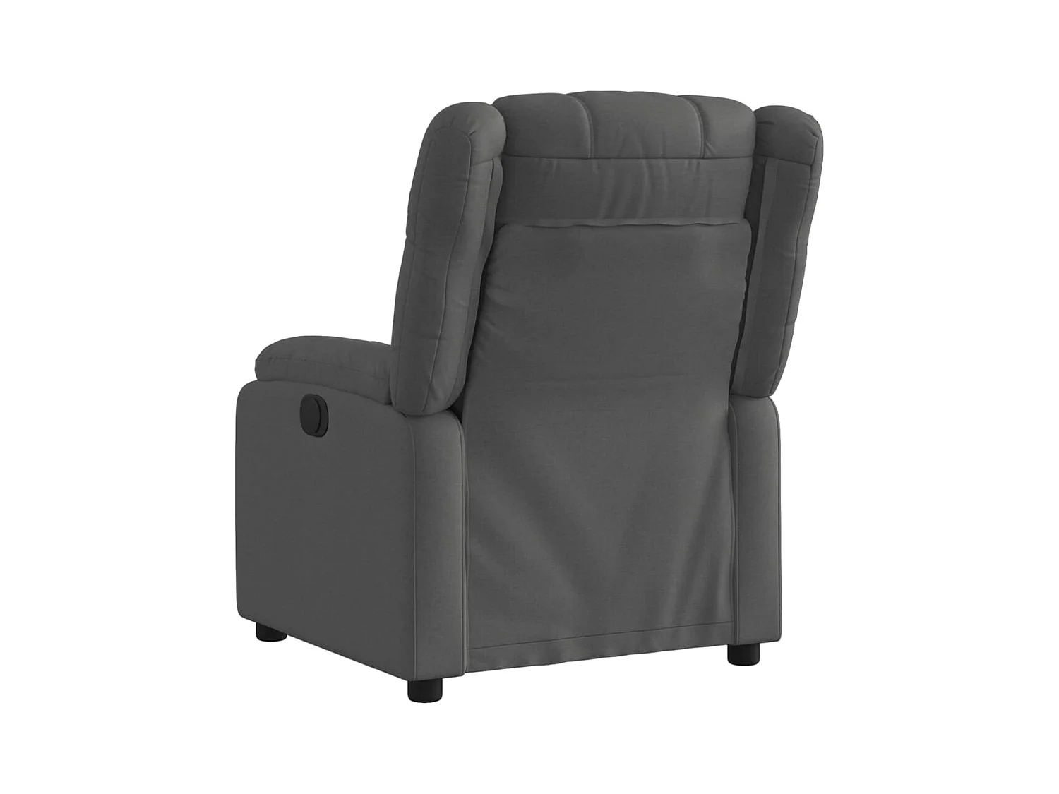 Fauteuil inclinable-Chaise de relax-Fauteuil salon gris foncé tissu SHL4372