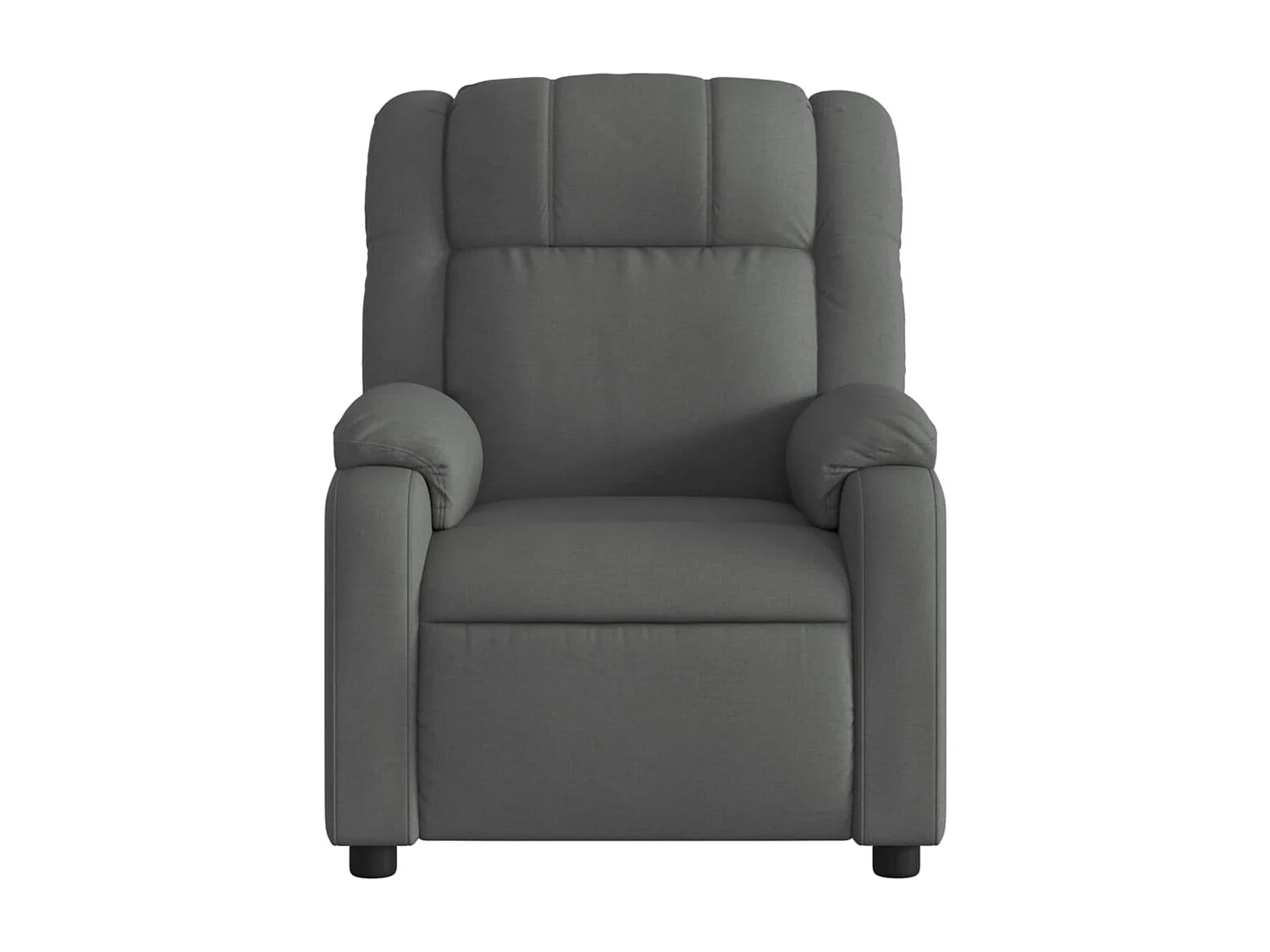Fauteuil inclinable-Chaise de relax-Fauteuil salon gris foncé tissu SHL4372