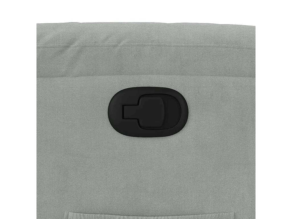 Sillón de relax | Silla | Sillón reclinable de terciopelo gris claro SHL6952