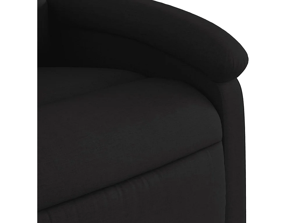 Sillón de relax | Silla | Sillón reclinable de tela negro SHL4109