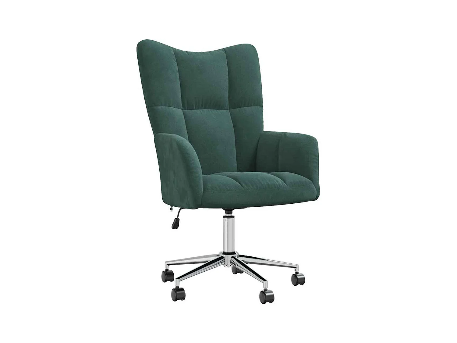 Sillón de relax | Silla de relax | Silla de relajación  de terciopelo verde oscuro SHL7679