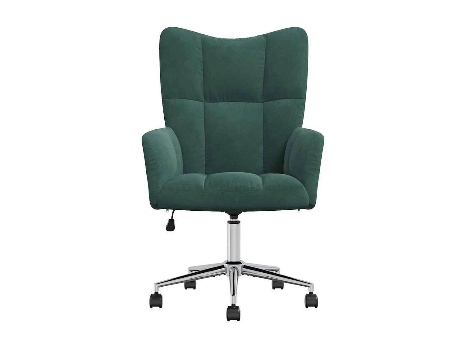 Chaise de relaxation-Fauteuil de bureau Vert foncé Velours SHL5034