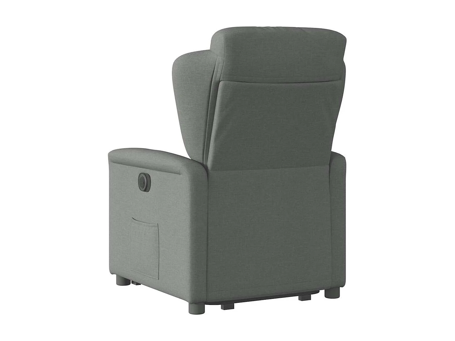 Fauteuil inclinable-Chaise de relax-Fauteuil TV Gris foncé Tissu SHL2987