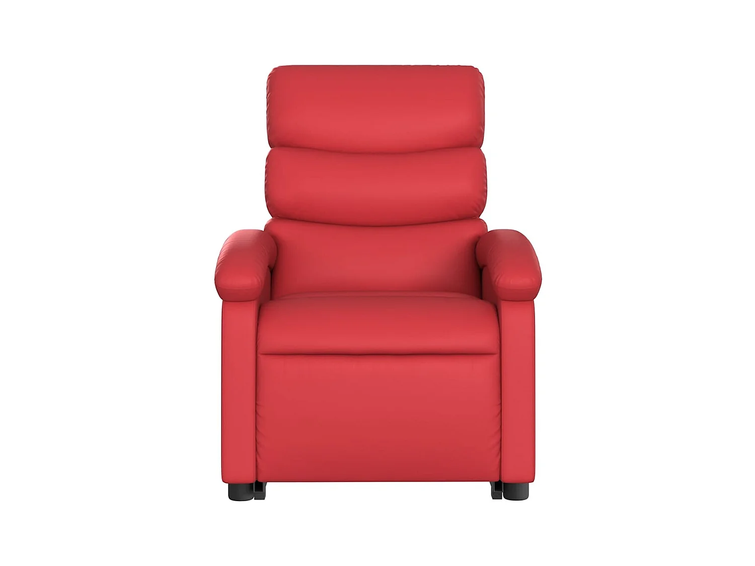 Silla de relax | Sillón elevable eléctrico cuero artificial rojo SHL2041