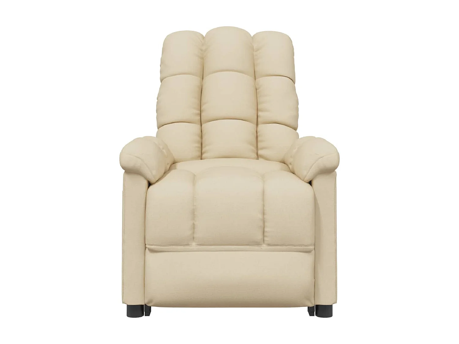 Poltrona da salotto | Sedia Rilassante | Poltrona Elettrica Reclinabile Crema in Tessuto SHL5979